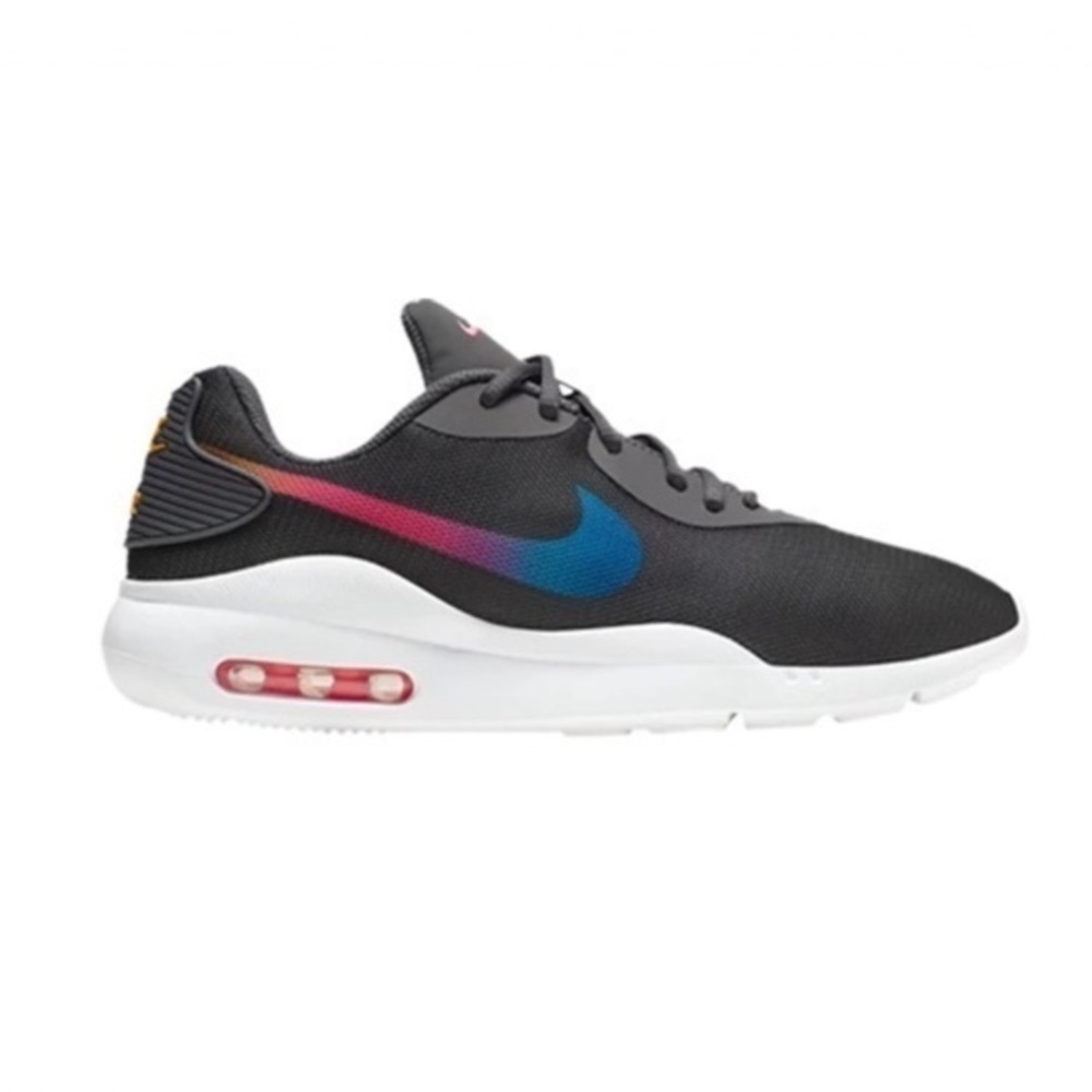 Nike Air Max Oketo Dark Grey Multi Logo Sneaker Size 7